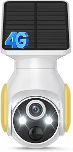 1080p Security Camera Wireless with Solar Panel, AI Human Detection, 2-Way Audio, Color Night Vision, Cloud Storage (Sold Separately), Indoor/Outdoor Surveillance Bullet Cam - Image 1