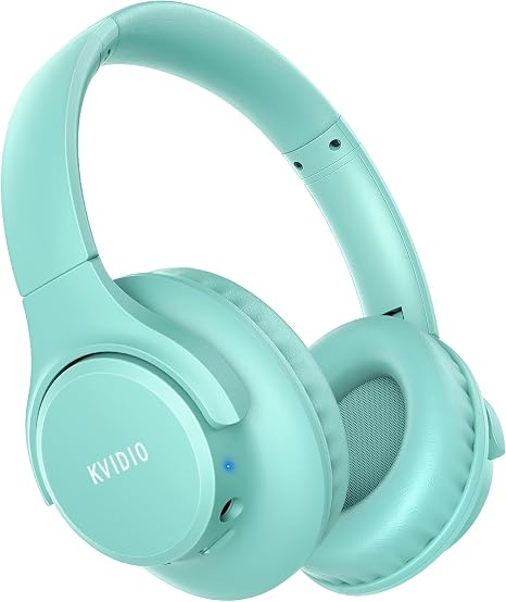 KVIDIO Bluetooth Headphones Wireless Over Ear Headsets 65H Playtime