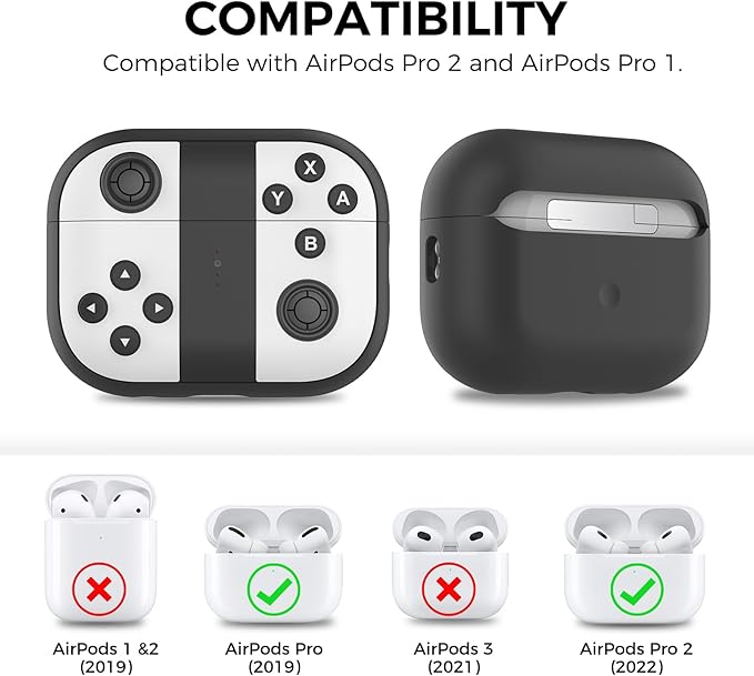 Silicone Airpods Pro Case Protective Covers Skin Gamepad Design for Airpods Pro 2022