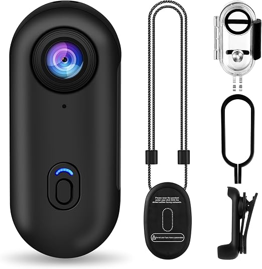 i3 4K Thumb Action Camera, Tiny Size, Mount Anywhere, Small Body Camera