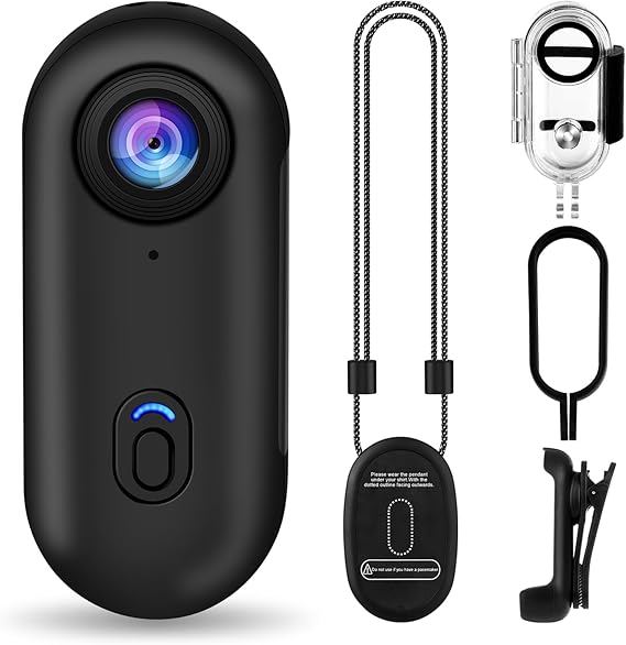 i3 4K Thumb Action Camera, Tiny Size, Mount Anywhere, Small Body Camera