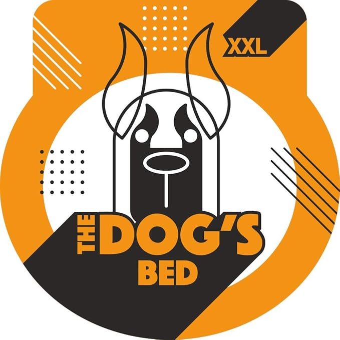 The Dog’s Bed, Orthopedic Standard Foam Waterproof Dog Bed with Standard Support, XXL Grey with Black Trim, Waterproof, Supportive Dog Bed with Replaceable Covers