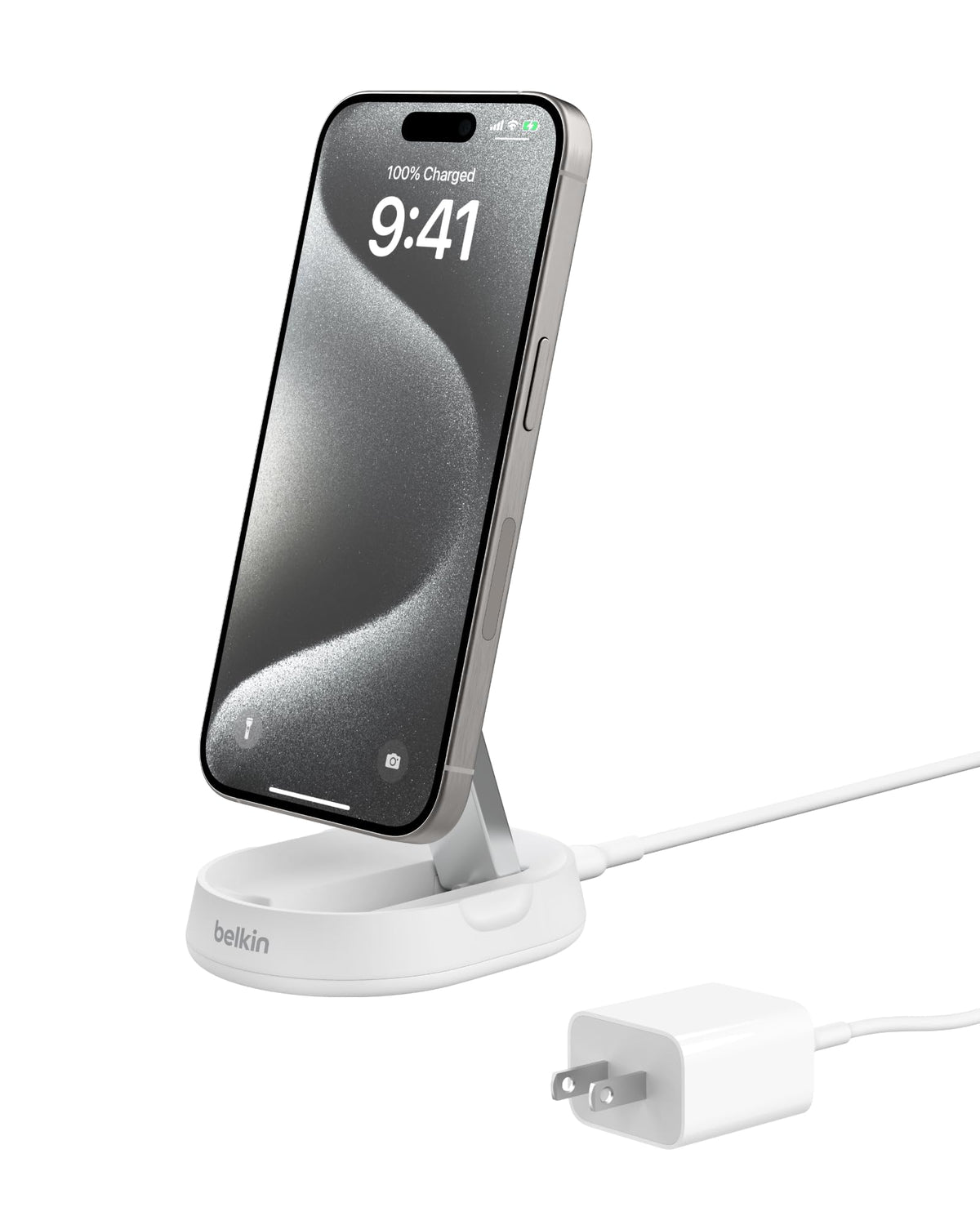 Belkin Qi2 15W Magnetic Wireless Charging Stand, Convertible Fast