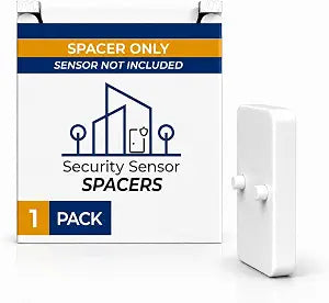 Simplisafe Entry Sensor Spacer | Door Sensor Riser for Simplisafe | Easy Install Mounting Kit with 3M Adhesive - Sensor NOT Included (1/4 inch - 1 Pack)