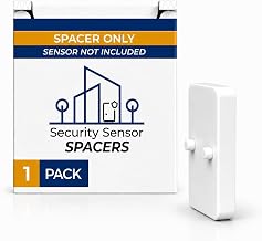 Simplisafe Entry Sensor Spacer | Door Sensor Riser for Simplisafe | Easy Install Mounting Kit with 3M Adhesive - Sensor NOT Included (1/4 inch - 1 Pack)