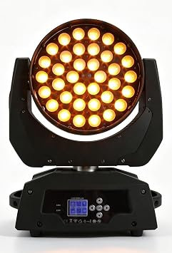 SHEHDS 36x18W LED Moving Head Light, RGBWAP Stage Light
