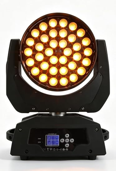 SHEHDS 36x18W LED Moving Head Light, RGBWAP Stage Light
