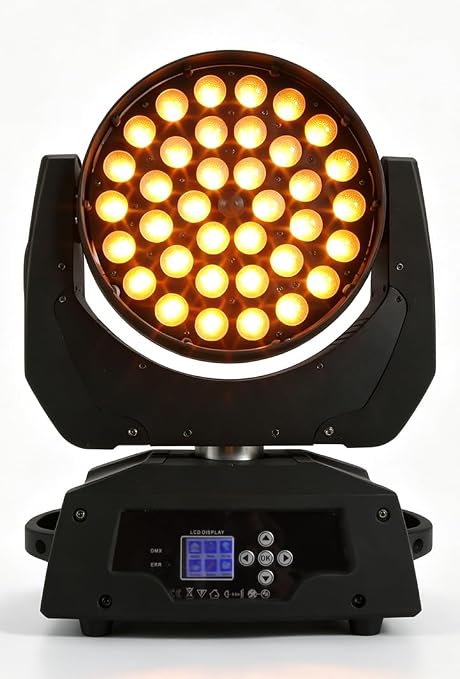 SHEHDS 36x18W LED Moving Head Light, RGBWAP Stage Light