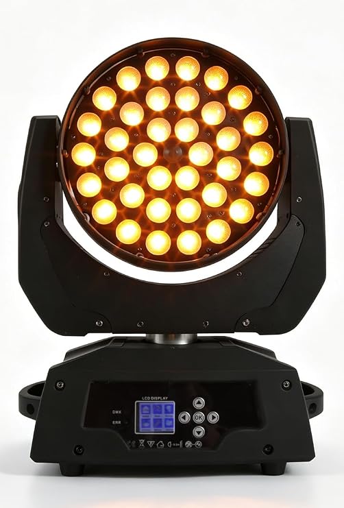 SHEHDS 36x18W LED Moving Head Light, RGBWAP Stage Light