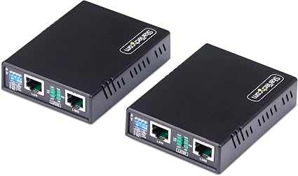 StarTech 10/100 Ethernet Extender, 0.5mi (800m), TAA (C2-ETHERNET-Extender)