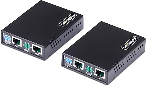 StarTech 10/100 Ethernet Extender, 0.5mi (800m), TAA (C2-ETHERNET-Extender)