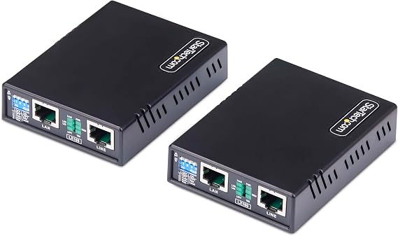 StarTech 10/100 Ethernet Extender, 0.5mi (800m), TAA (C2-ETHERNET-Extender)
