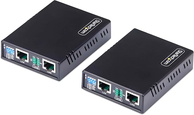 StarTech 10/100 Ethernet Extender, 0.5mi (800m), TAA (C2-ETHERNET-Extender)