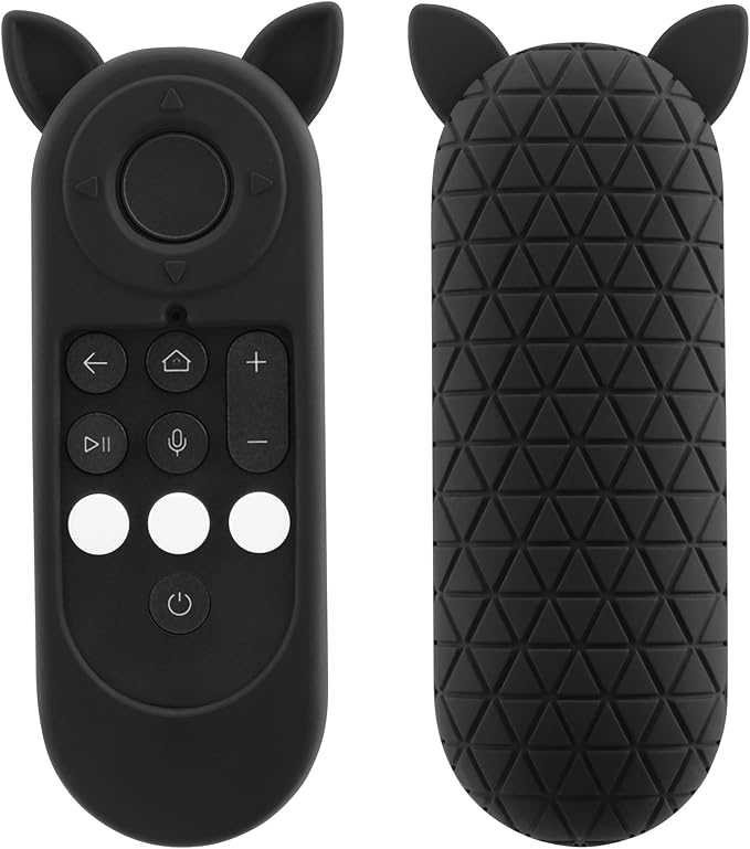 Cover for Facebook Protal TV Remote Control, Black Silicone Protective Case