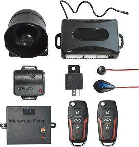 1 Way Car Security Alarm & Keyless Entry System