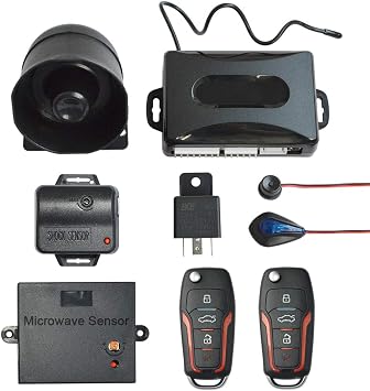 1 Way Car Security Alarm & Keyless Entry System