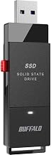 BUFFALO External SSD 1TB - Up to 600MB/s - USB-C - USB-A - USB 3.2 Gen 2 (Compatible with PS4 / PS5 / Windows/Mac) - External Solid State Drive Stick - ‎‎SSD-PUT1.0U3B - Image 1