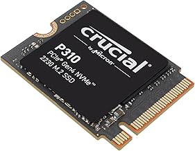 Crucial P310 1TB M.2 2230 SSD, PCIe Gen4 NVMe, Up to 7,100MB/s, Internal Solid State Drive, Ideal for Steam Deck, ASUS ROG Ally, MSI Claw, Mini PCs & Ultrabooks - CT1000P310SSD2