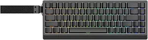 IROK ND68 68 Keys Wired Magnetic Switch Keyboard, 0.005MM RT Accuracy, 8KHZ Polling Rate/Latency As 0.125MS/256KHZ Single Key Scan Rate/ARGB，Hot Swappable,Gasket Structure Gaming Keyboard（Black）