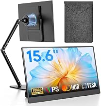 15.6" Portable Monitor with Stand FHD 1080P IPS Travel Monitor for Laptop - Image 1