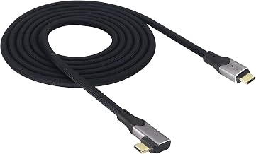 High-Speed USB 4 Cable,USB C Male Fast Charging Cable Supports 80Gbps/240W Charging/16K/8K/60Hz Display Screen,Compatible with Thunderbolt 3/4/5,SSD,Laptop,Tablet,Power Supply(2M/6.5Ft)