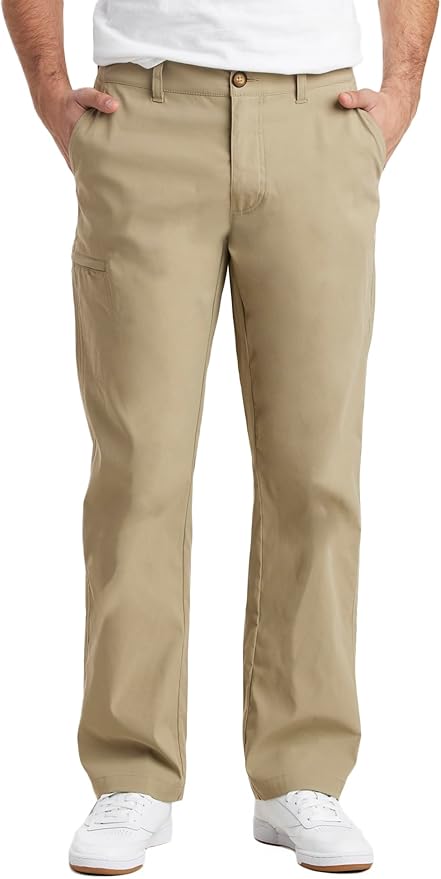 Unionbay Men's Rainier Lightweight Comfort Travel Tech Chino Pants