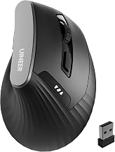 Uineer Ergonomic Vertical Mouse, 2.4G Wireless Mouse, Rechargeable, 4-DPI - Image 1