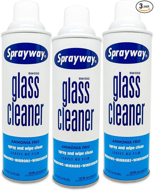 Detail King Sprayway Streak Free Glass Cleaner Spray (3 Pack)