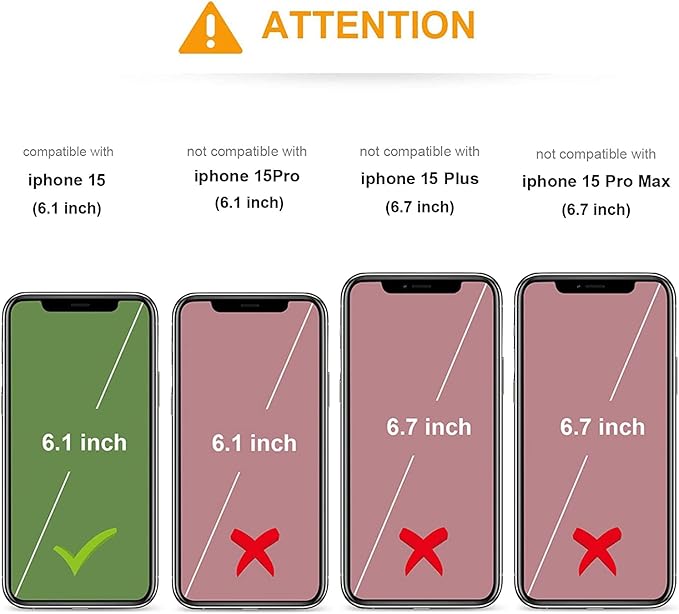 KIHUWEY Compatible with iPhone 15 Case Wallet with Credit Card Holder, Flip Premium Leather Magnetic Clasp Kickstand Heavy Duty Protective Cover for iPhone 15 6.1 Inch (Lichee Red)