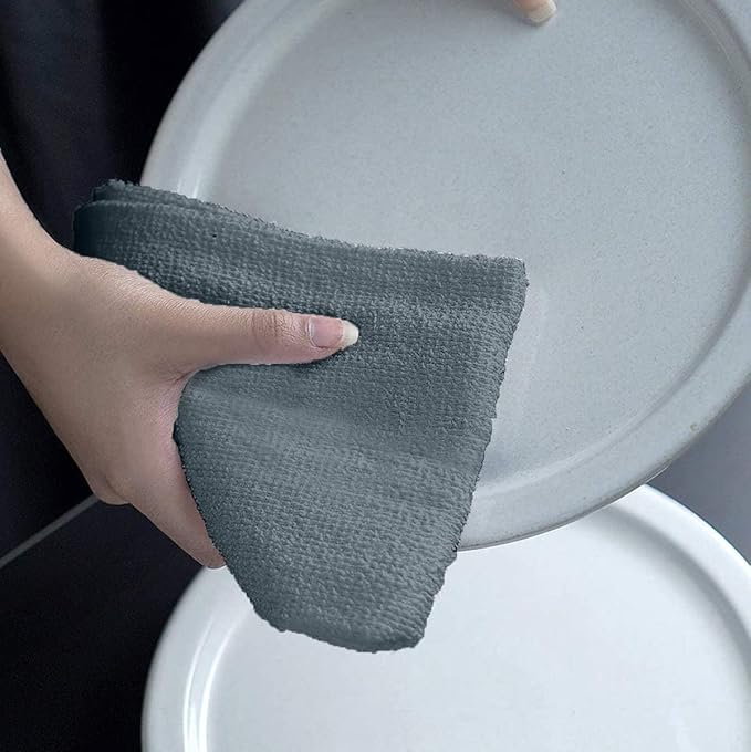 Avalon Towels Terry Bar Mop Towels (Value Pack of 36) Size 14"x17" – Absorbent and Durable, Multipurpose Cleaning Rags, Cotton Cleaning Cloths, Terry Cloth Rags, Reusable Shop Rag (Grey)