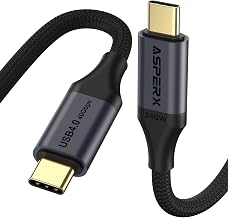 AsperX USB 4 for Thunderbolt 4 Cable 4Ft, PD3.1 240W, 40Gbps Data Sync - Image 1