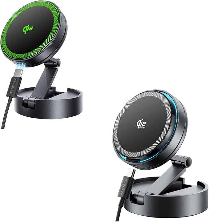 THREEKEY Magsafe Car Mount Charger