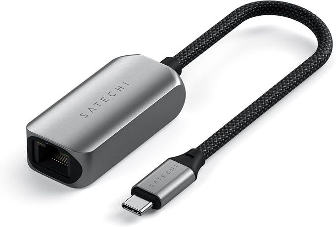 Satechi USB-C to Ethernet Adapter, 2.5 Gbps Speed, and More Devices