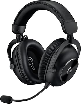 Logitech G PRO X 2 Lightspeed Wireless Gaming Headset with 50mm Graphene Drivers, DTS Headphone X 2.0 Surround Sound, Blue VO!CE Mic, Long Battery Life, Low Latency Wireless for PC, PS5, PS4 - Black