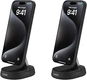 Belkin Qi2 15W Magnetic Wireless Charging Stand, Convertible (2 Pack)