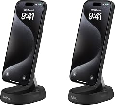 Belkin Qi2 15W Magnetic Wireless Charging Stand, Convertible (2 Pack) - Image 1