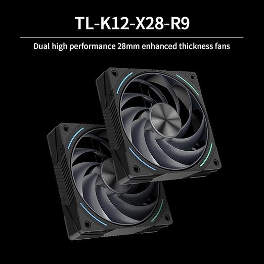 Thermalright Phantom Spirit 120 Vision EVO CPU Air Cooler, Twin Tower Radiator 2150RPM Speed,480x480 Resolving Power IPS Screen with 3.95in,Computer Cooler for Intel lga1851/1700/115x,AM4/AM5