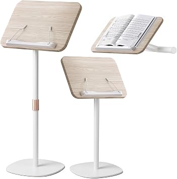 2-in-1 Dual-Use Music Stand & Tabletop Stand, 16.5"–51" Height Adjustable