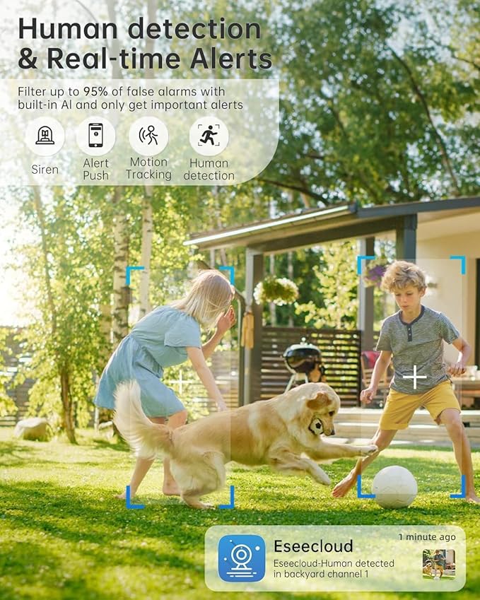 Light Bulb Security Camera, 2K Light Bulb Camera Outdoor, 2.4GHz & 5G WiFi Wireless Security Cameras for Home Security, Human Detection & Phone Alerts, Motion Tracking, Color Night Vision (White02)