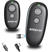 Upgraded Rechargeable USB-C Camera Wireless Remote Control Shutter Release - Image 1
