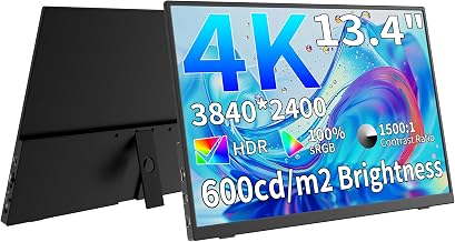 MAGICRAVEN Portable Monitor, USB-C & HDMI Laptop Screen Extender,Second Display for Console with Built-in Speakers, Works with PS5, Xbox, Switch, Ideal for Travel, Home & Office - 13.3" - Image 1