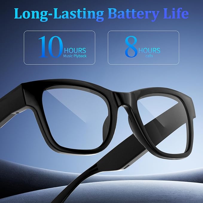 AI Smart Glasses for Men & Women – ChatGPT-Powered, 164 Languages Translation, Bluetooth, Photochromic Lenses, Hands-Free Calls, UV & Blue Light Protection