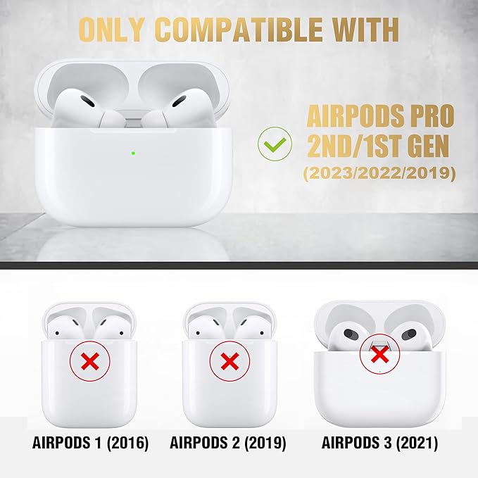 Valkit Compatible Airpods Pro 2/1 Case with Cleaner Kit, Cute 3D Camera Design, Shockproof Soft Silicone Protective Case for Airpods Pro 2nd/1st Gen