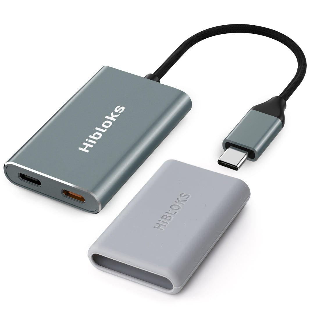 HiBloks USB-C AR Hub and Charging Adapter for Switch 2 and AR Glasses