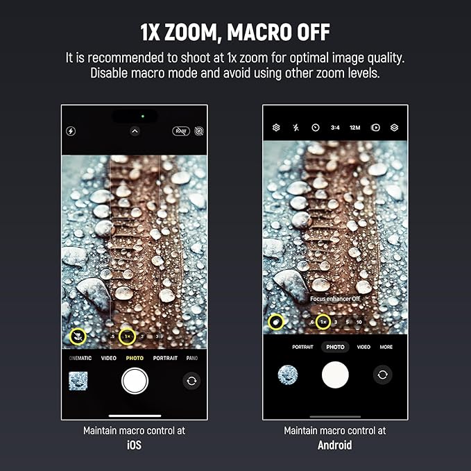 NEEWER 10X Macro Lens with 17mm Thread Clip and Detachable Diffuser Hood, Also for 17mm Threaded Phone Cage/Case/Clamp/Backplate, LS-28 PRO