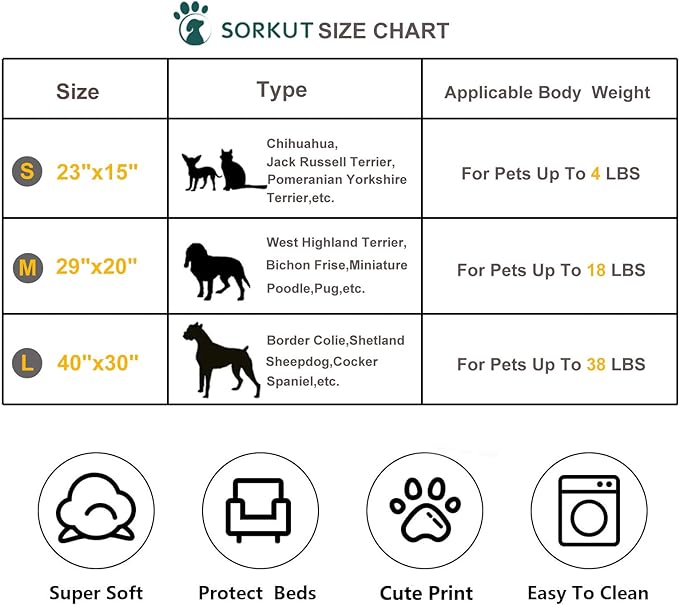 1 Pack 3 Puppy Blankets Super Soft Warm Sleep Mat Grey Cute Print Blanket Fluffy Fleece Pet Blanket Flannel Throw Dog Blankets for Small Dogs Puppy Dogs Fluffy Cats,Love-Medium(29"x20")