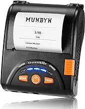 MUNBYN IMP001 Receipt Printer 58mm Mini Wireless POS Thermal