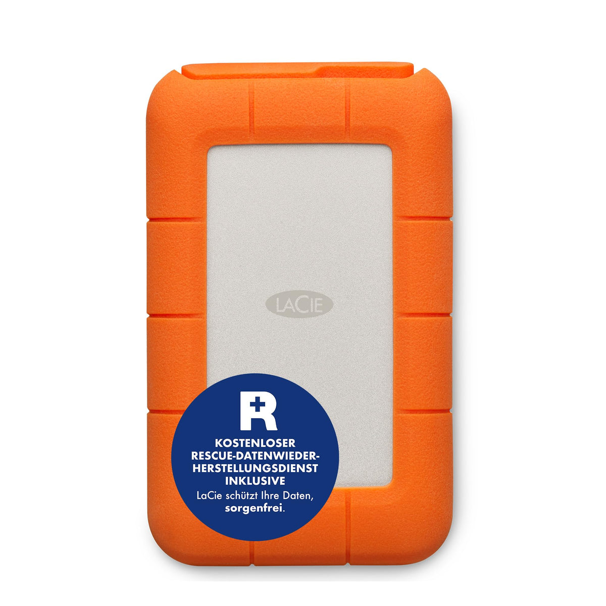 LaCie Rugged USB-C, 1TB, Portable External Hard Drive, Drop, Shock, Dust, Rain Resistant, for Mac & PC (STFR1000800)