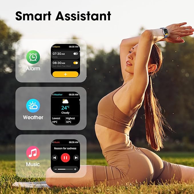 EURANS Smart Watch Classic Style for Men, Metal Watch, 14 Days Battery Heart Rate Step Counter No App/Phone Required, 10 Meters Waterproof, Bluetooth Call(Answer/Dial Calls), 1.85'' AMOLED Display