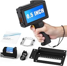 0.5 Inch Print Height Intelligent JC01 Handheld Inkjet Printer (Black)